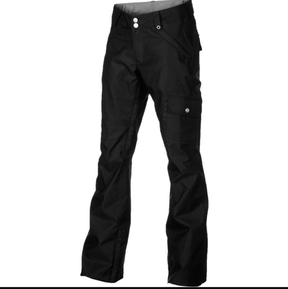 Burton Snowpants, Water Repellent, Black, Medium